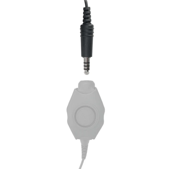 Tactical Mic / Earpiece / TP-120/U174 Connector Kit - NATO Wired